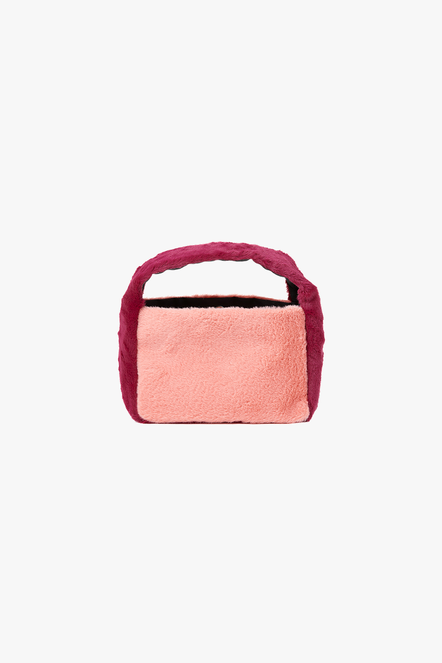 MINK FUR mini NUGGET - PINK&PLUM