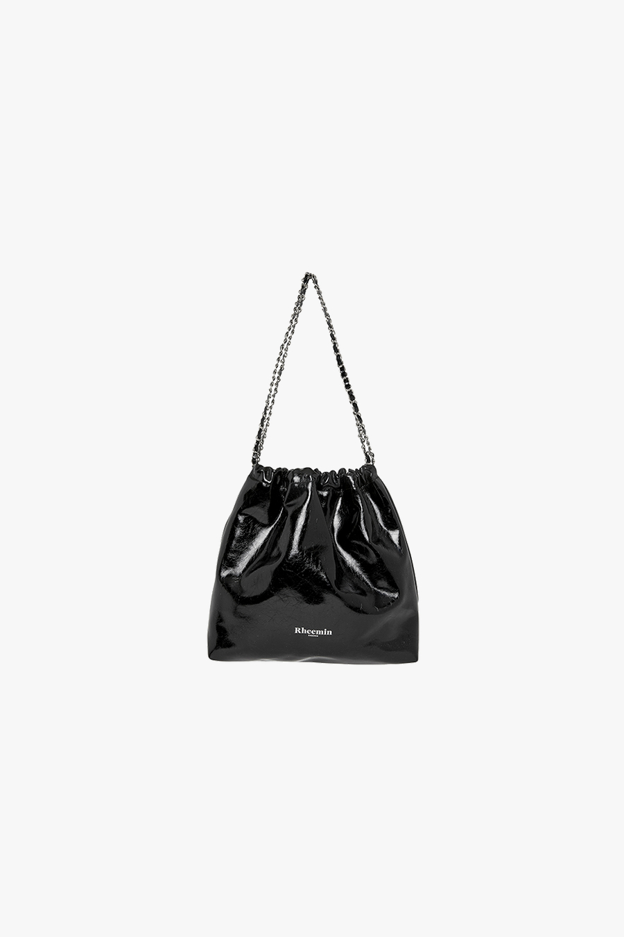 Muffy leather chain - BLACK