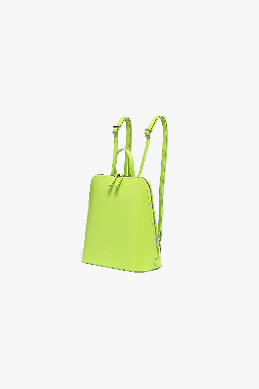 TURTLE LEATHER BACKPACK - LIME