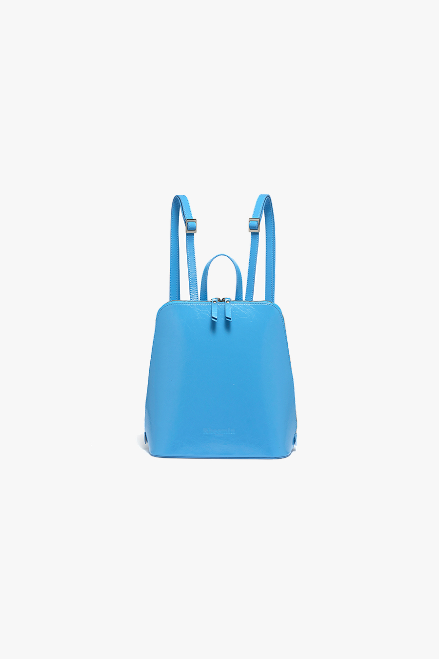 TURTLE LEATHER BACKPACK - SKY BLUE
