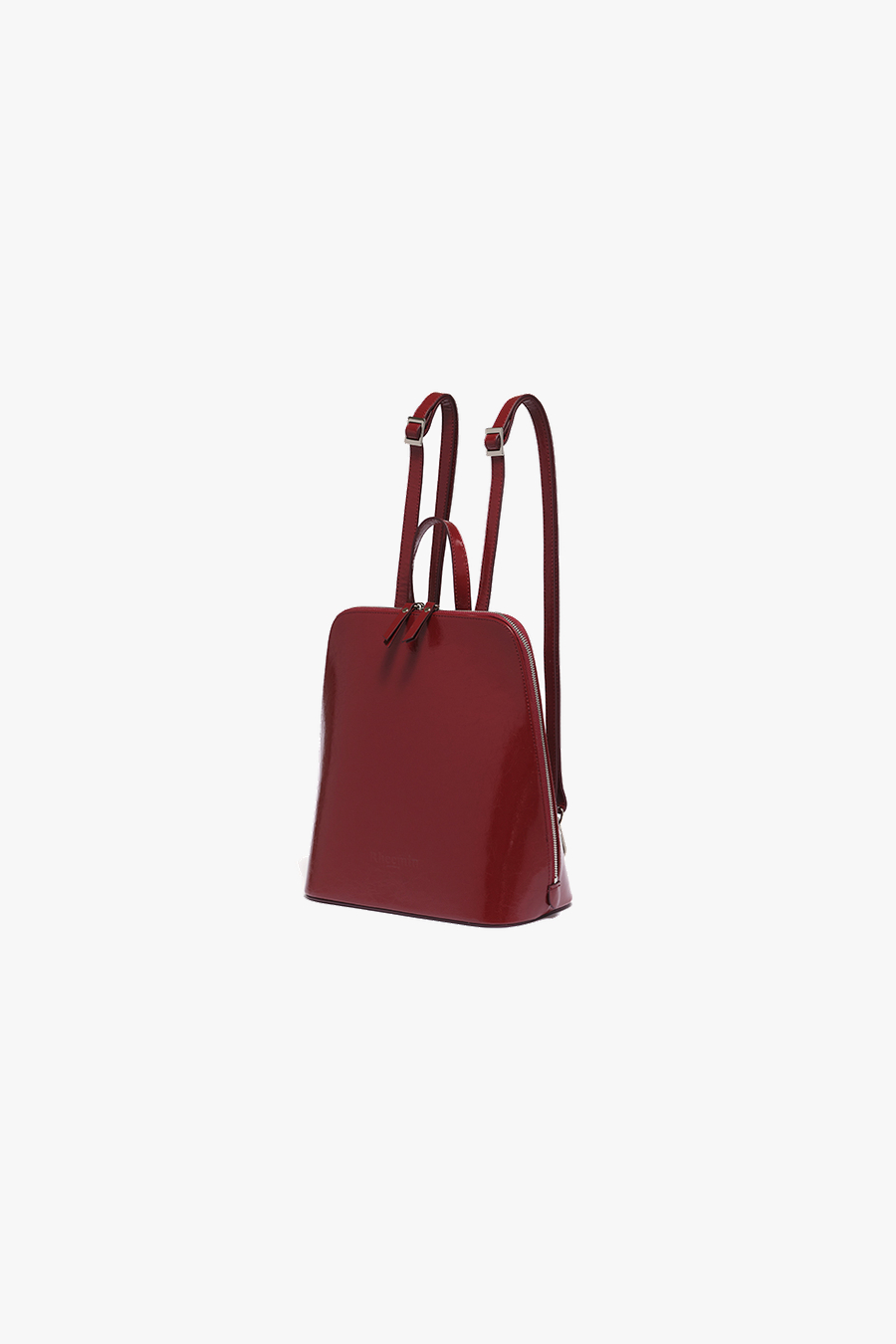TURTLE LEATHER BACKPACK - BURGUNDY