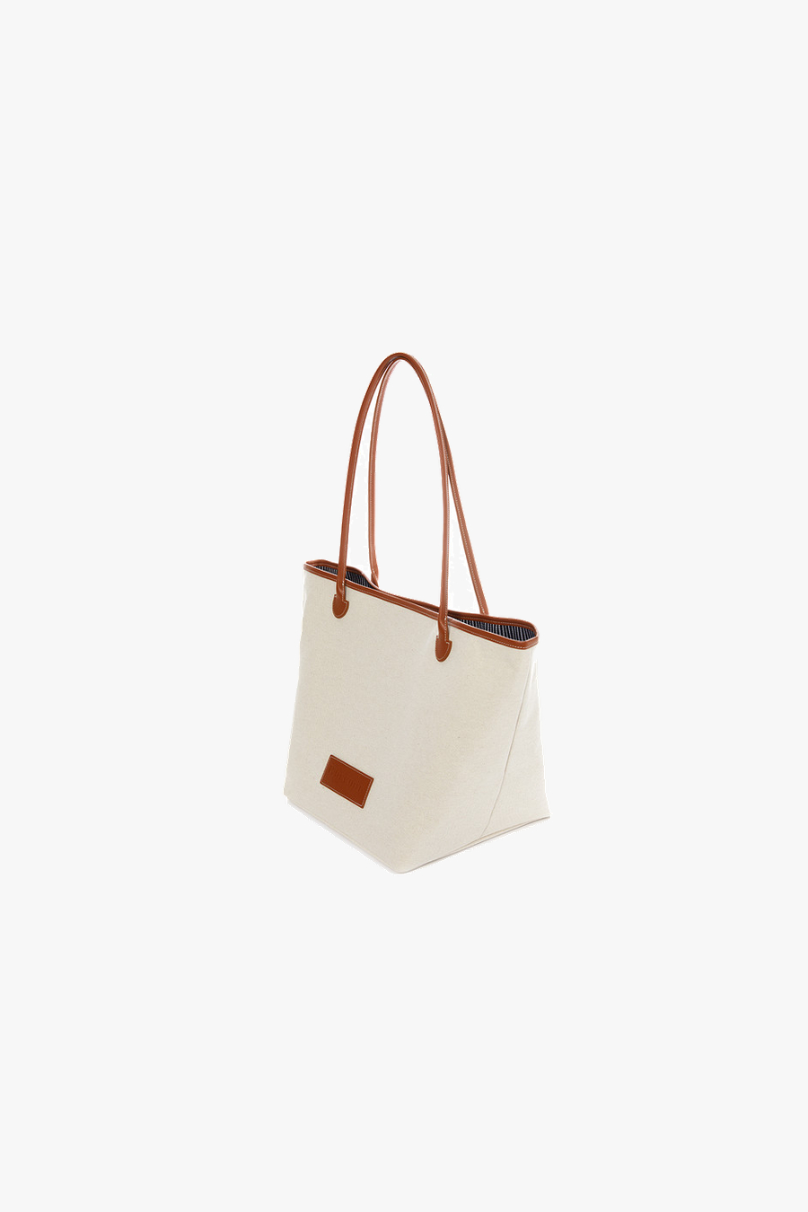 Canvas Square Wide Big Shopper - CAMEL (reversible)