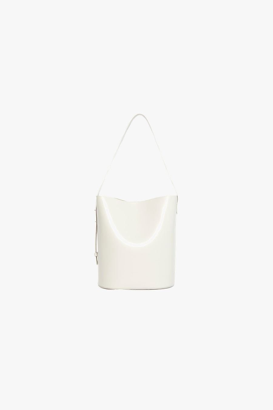 SOFT COLOR BUCKET BAG (LARGE) - PEPPER WHITE