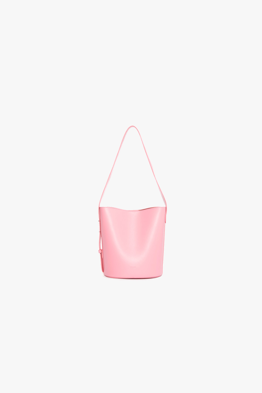 SOFT COLOR BUCKET BAG (SMALL) - BLUSH PINK