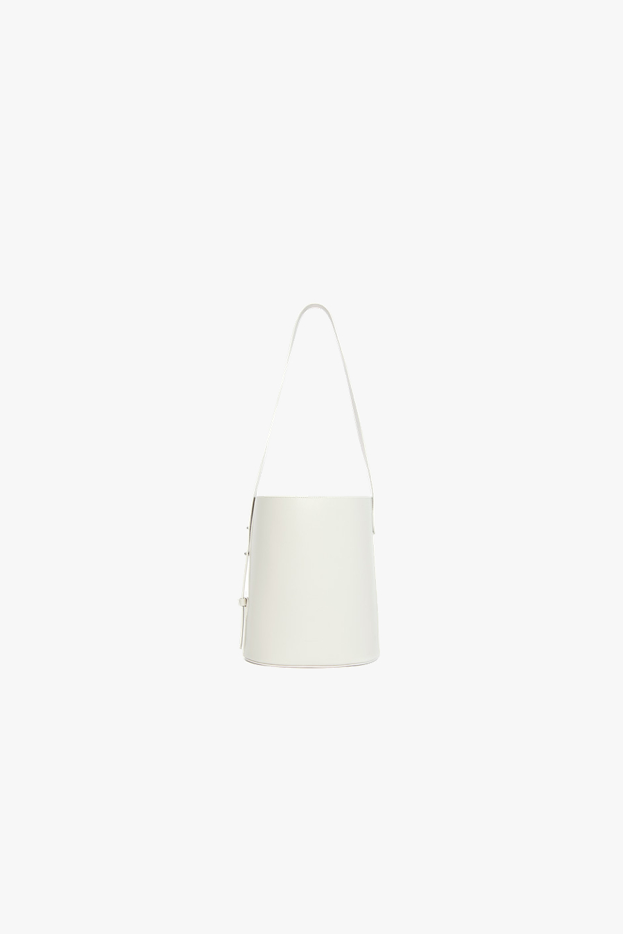 SOFT COLOR BUCKET BAG (SMALL) - PEPPER WHITE