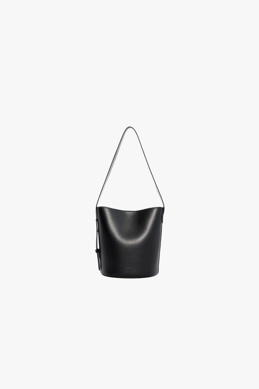 SOFT COLOR BUCKET BAG (SMALL) - BLACK
