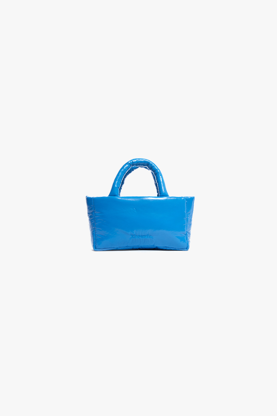 BAGUETTE PADING TOTE - SKY BLUE
