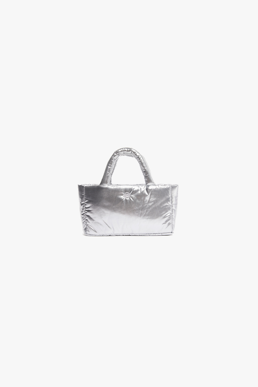 BAGUETTE PADING TOTE - SILVER
