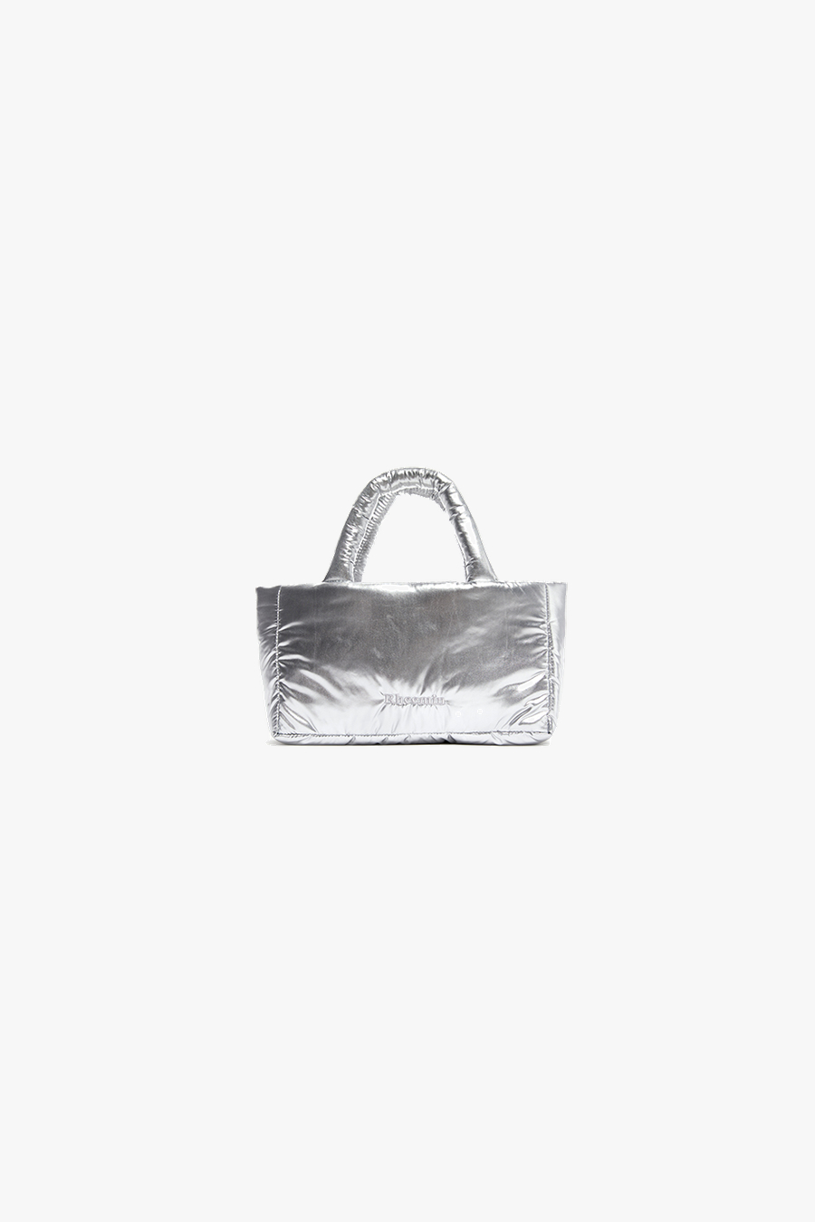 BAGUETTE PADING TOTE - SILVER