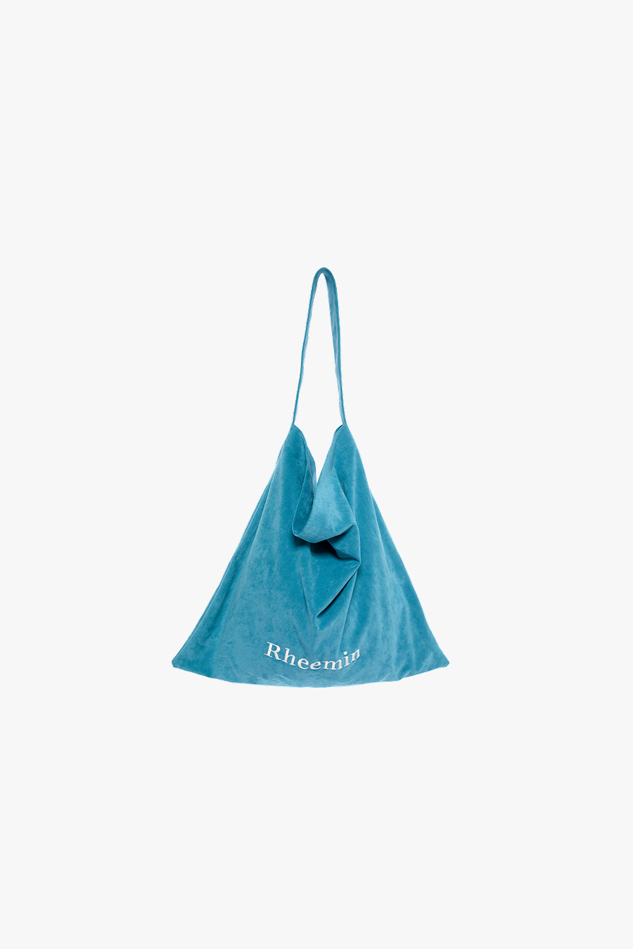 SUEDE LETTER BAG - SKY BLUE