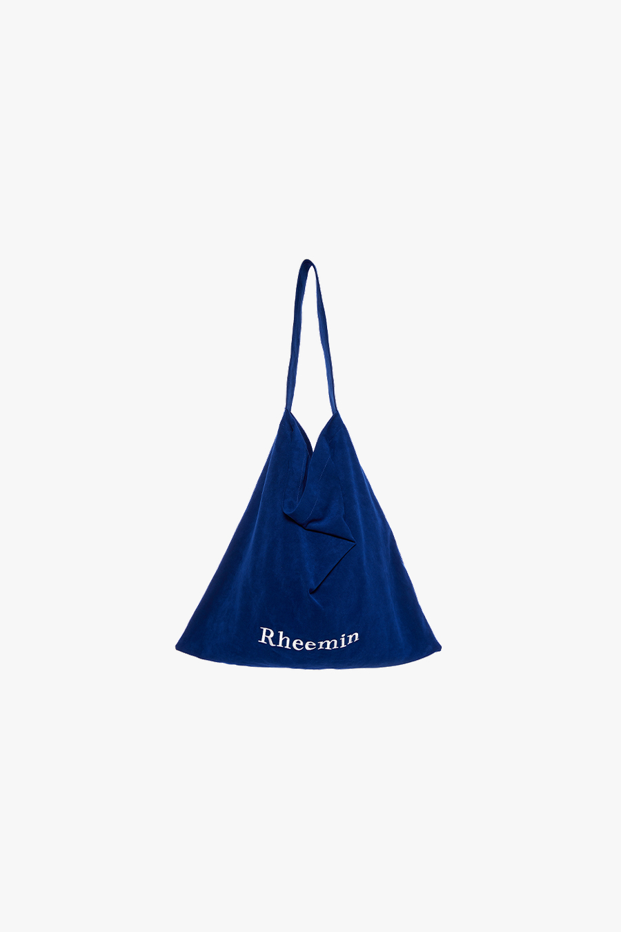 SUEDE LETTER BAG - COBALT BLUE