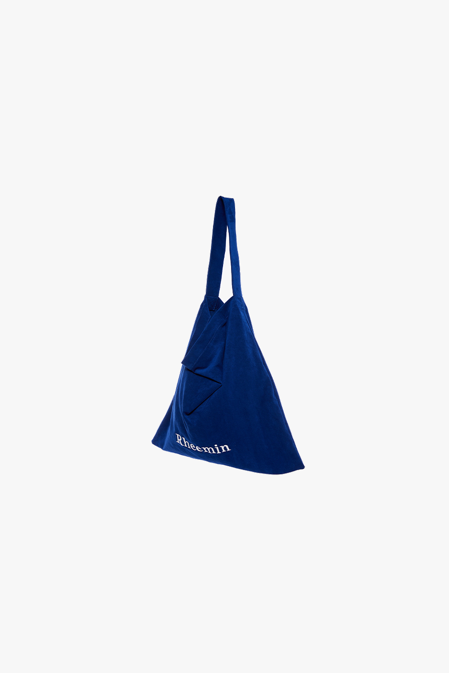 SUEDE LETTER BAG - COBALT BLUE