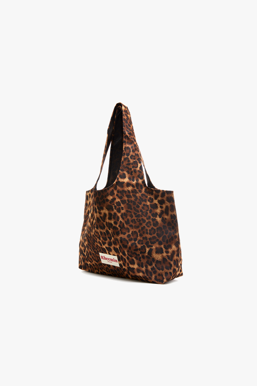 silky LEOPARD SHOPPER