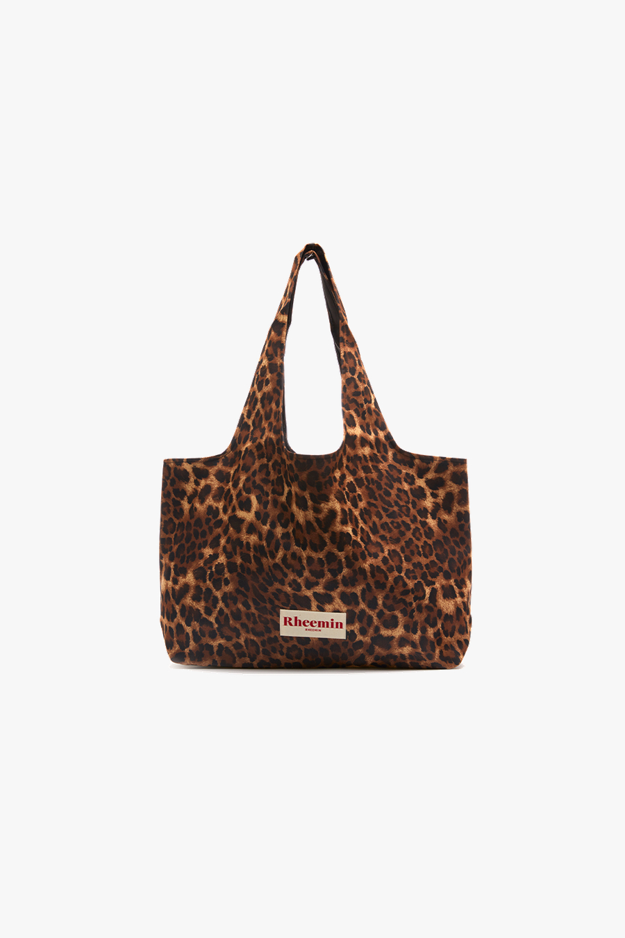 silky LEOPARD SHOPPER