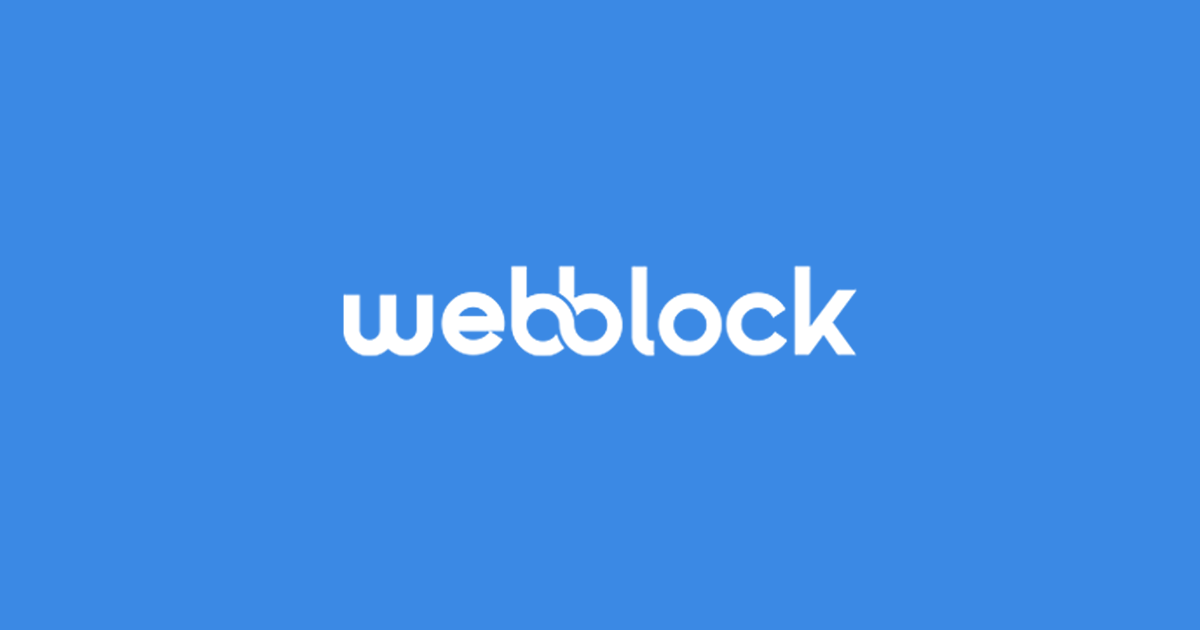 Webblock 웹블럭 - Webblock