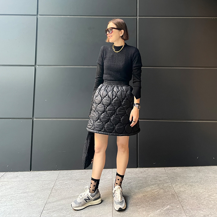 PUMKIN Bell PADING SKIRT - BLACK