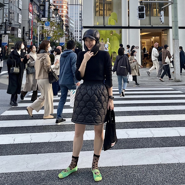 PUMKIN Bell PADING SKIRT - BLACK