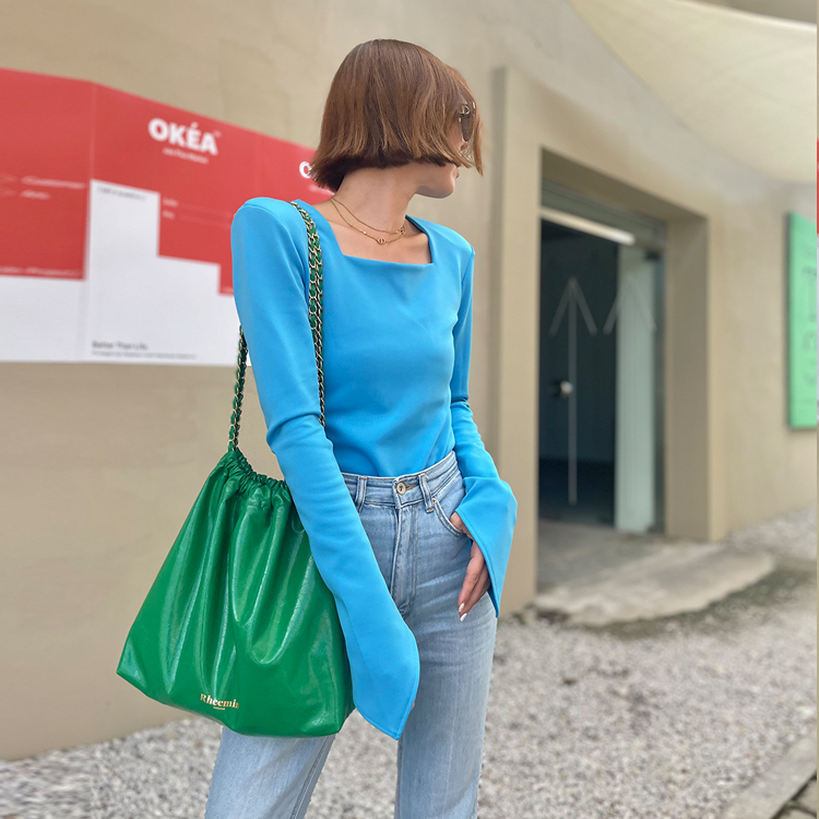 Puff Square top - only 2 COLOR