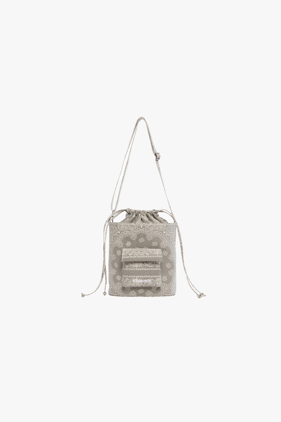 Paisley Bucket - Ash Grey Paisley : Grey