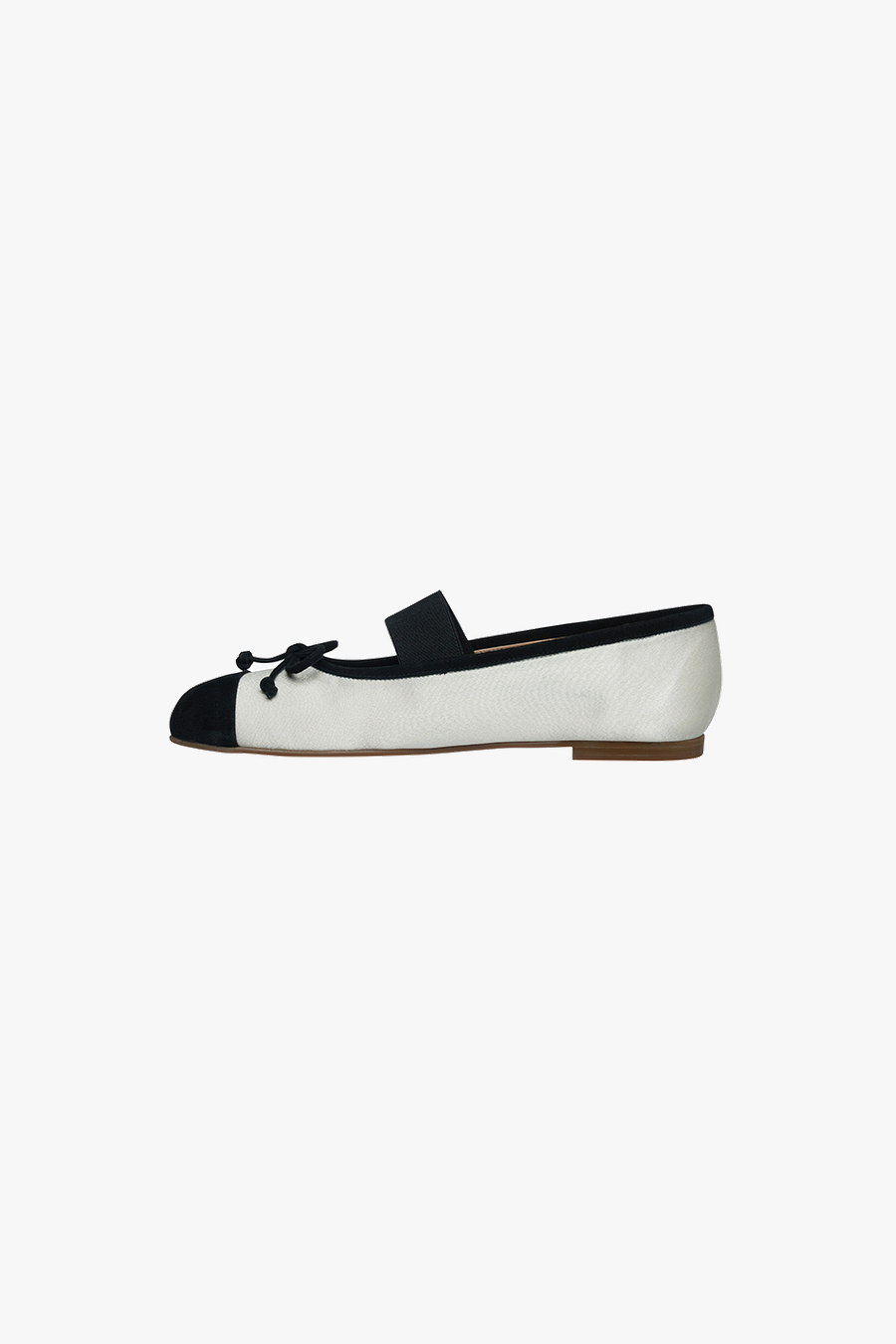 MINA DE BONA ← collaboration / #1 RIBBON FLAT - BLACK&WHITE