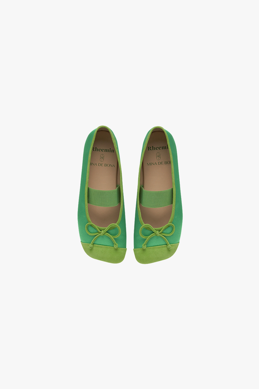 MINA DE BONA ← collaboration / #1 RIBBON FLAT - GREEN