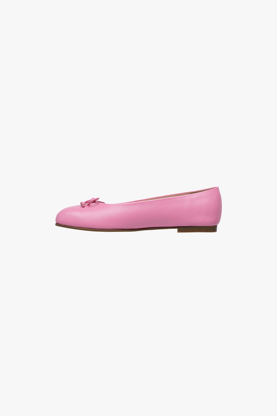 MINA DE BONA ← collaboration / #2 LEATHER FLAT - PINK
