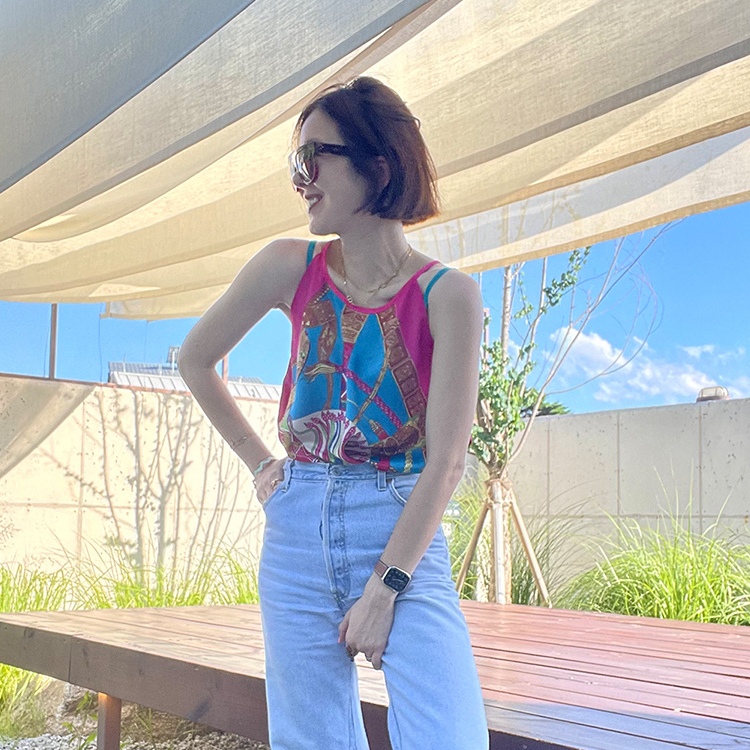 Herr Halter top Blouse - only MAGENTA PINK