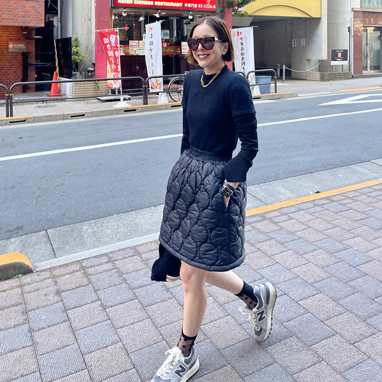 PUMKIN Bell PADING SKIRT - BLACK