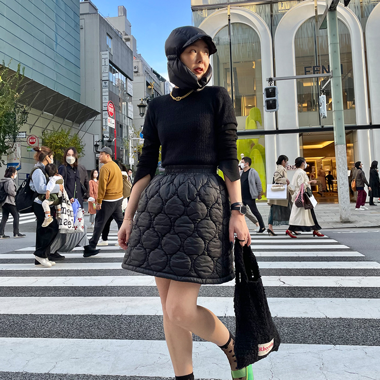 PUMKIN Bell PADING SKIRT - BLACK