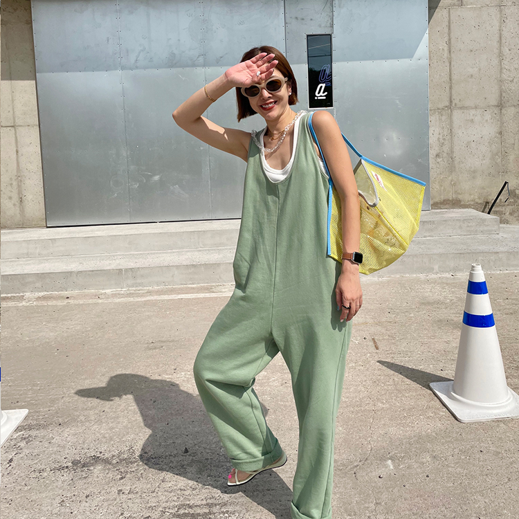 Rabbit JUMP SUIT - (2 COLOR - CREAM, KHAKI)