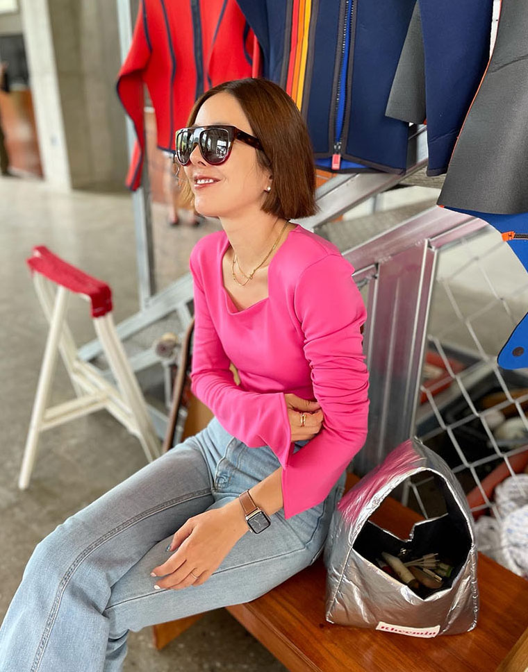 Puff Square top - only PINK