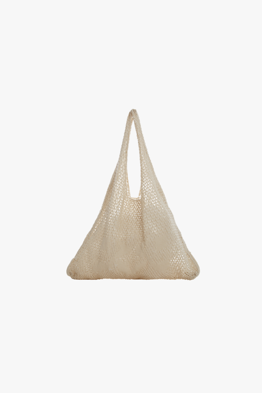 SUMMER LOGO NET BAG - WARM BEIGE