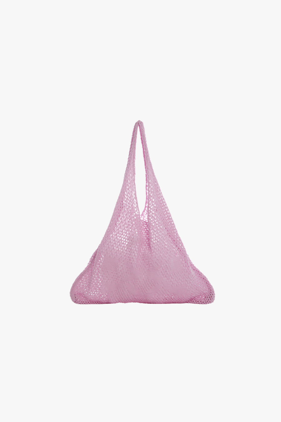 SUMMER LOGO NET BAG - SOFT PINK