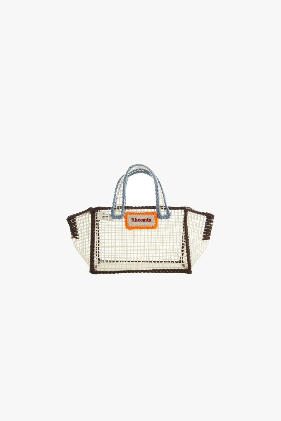 [PRE-ORDER] RHEEMIN x mimi salon BASKET XS - Brown+Light Blue (8월 5일경부터 순차 발송)
